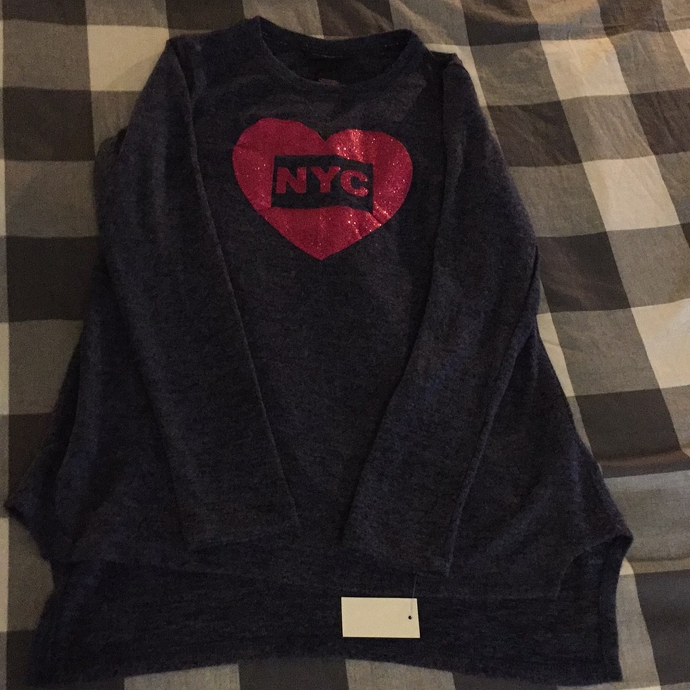 NWT Girls Long Sleeve Tee/Sweater